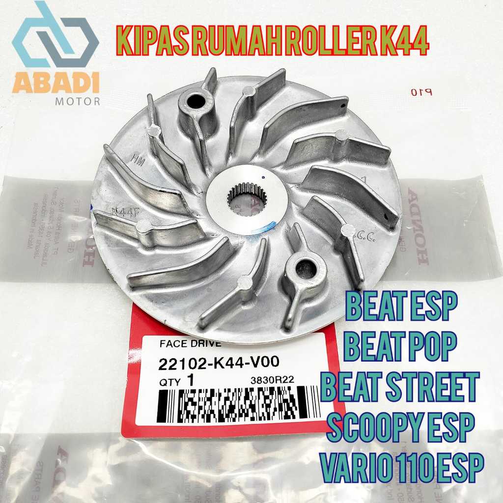 Kipas Rumah Roller roler Ori Honda K44 Beat ESP Scoopy ESP Beat Pop Beat Street Vario 110 LED Beat S