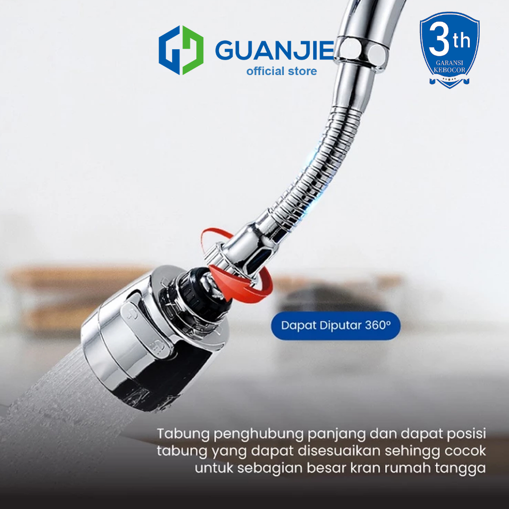 GUANJIE - 3 model/ faucet Extention/kran air /kran angsa wastafel cuci piring/kran wastafel cuci pir
