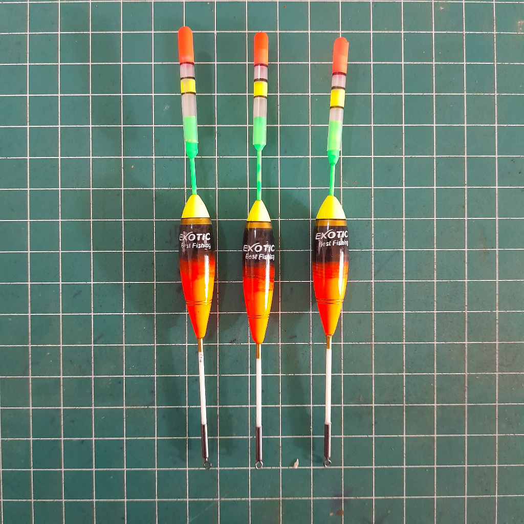 Kimpul Pelampung Pancing Anti Badai Mini 7 cm Model Klem