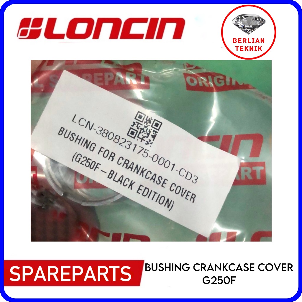 Bushing Crankcase Cover Engine Gasoline Loncin G 250 F / 252 cc / 8.5 HP