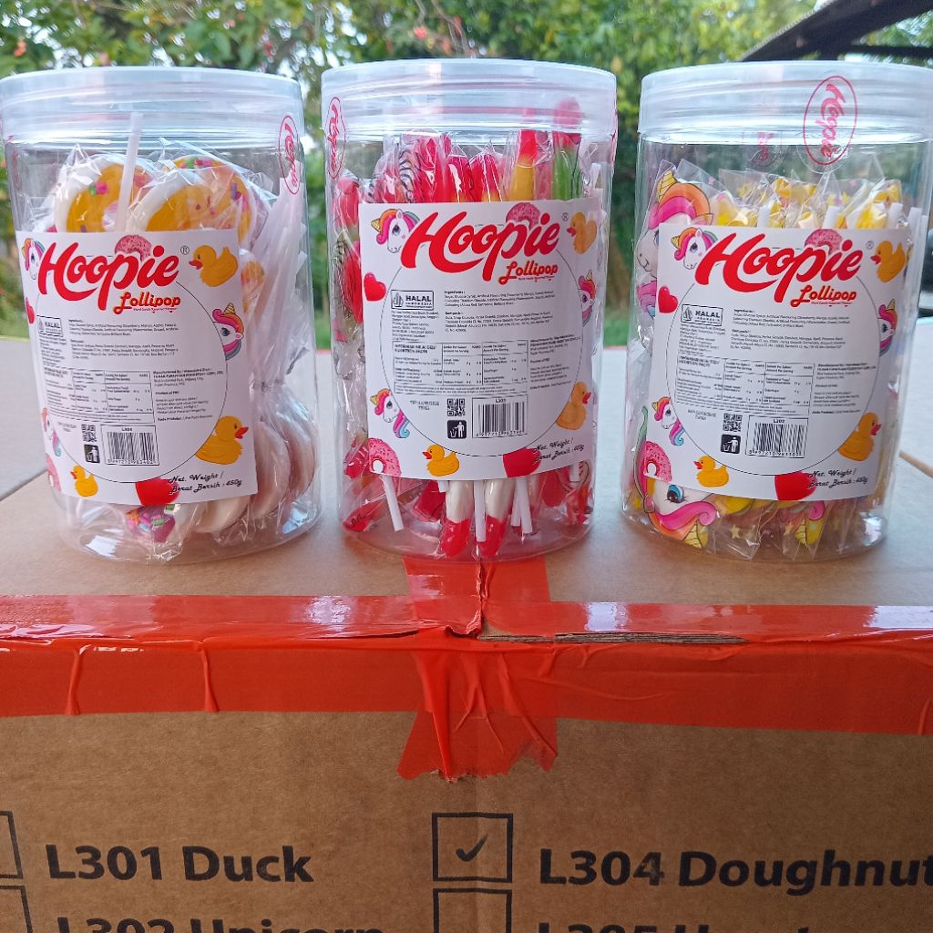 

Lollipop Hoopie 1 Jar isi 30 pcs