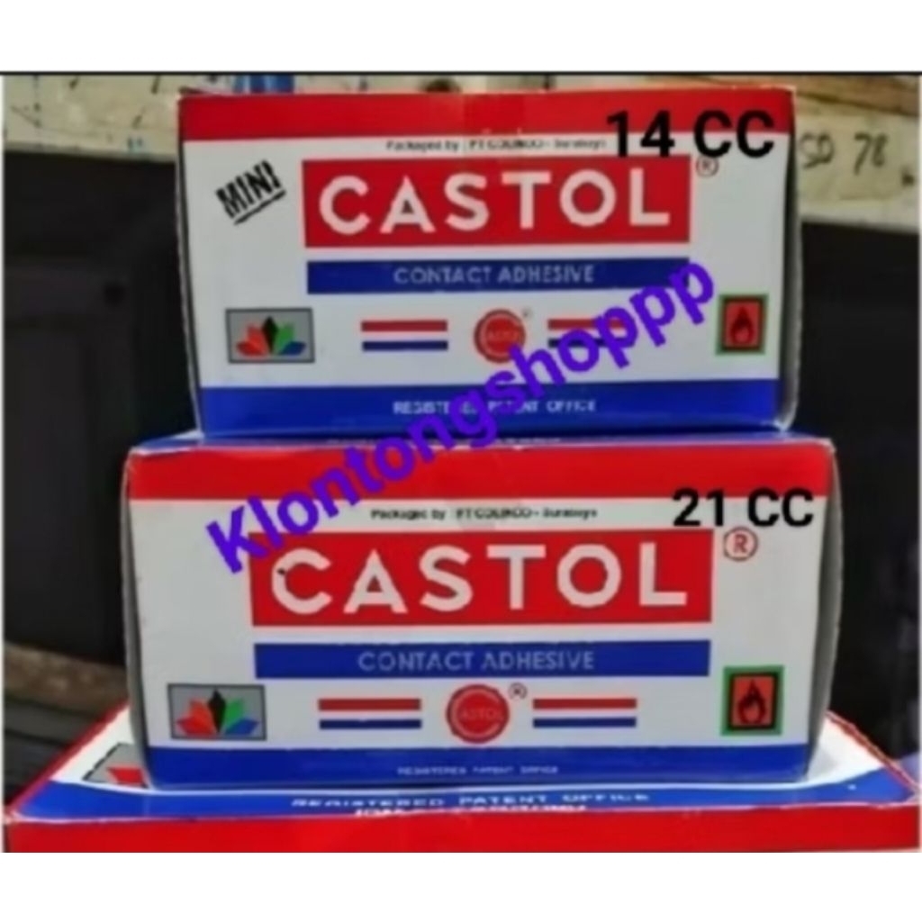 

(1 LUSIN) LEM CASTOL MINI 14CC & CASTOL TANGGUNG 21CC
