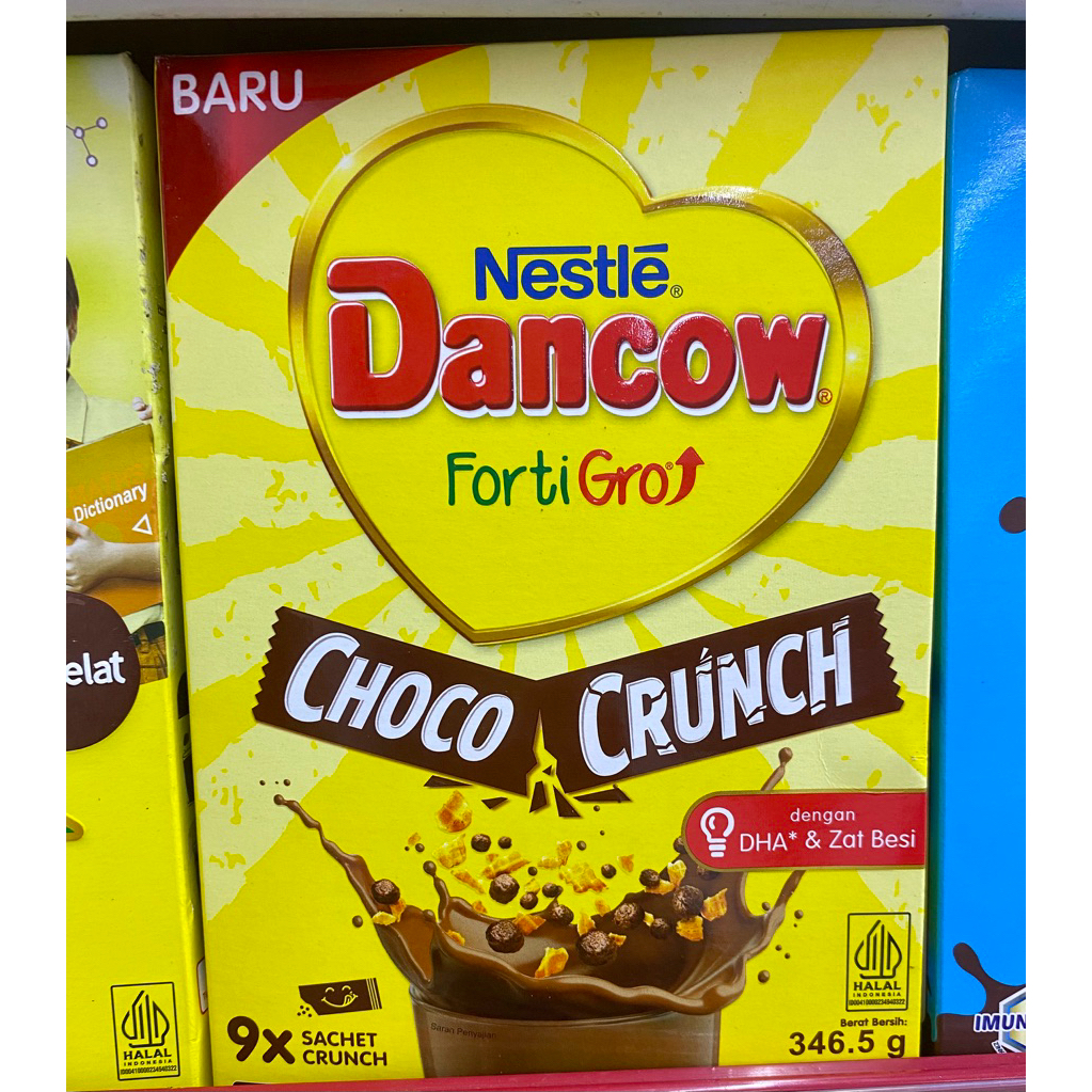 

Nestle Dancow FortiGro Susu Bubuk Instan Cokelat Crunch 346.5 g