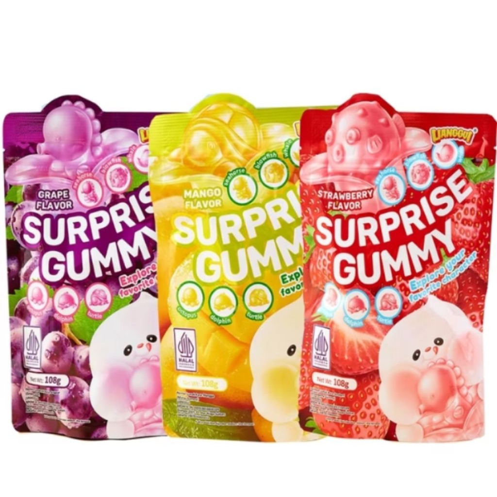

Surprise Candy 3 Varian Rasa | Permen Buah Rasa (Mangga, Anggur, dan Strawbery)