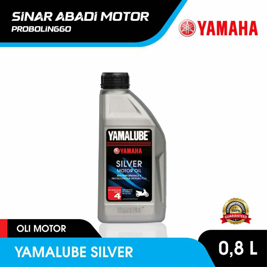 Yamalube Silver Motor Oil 0.8L