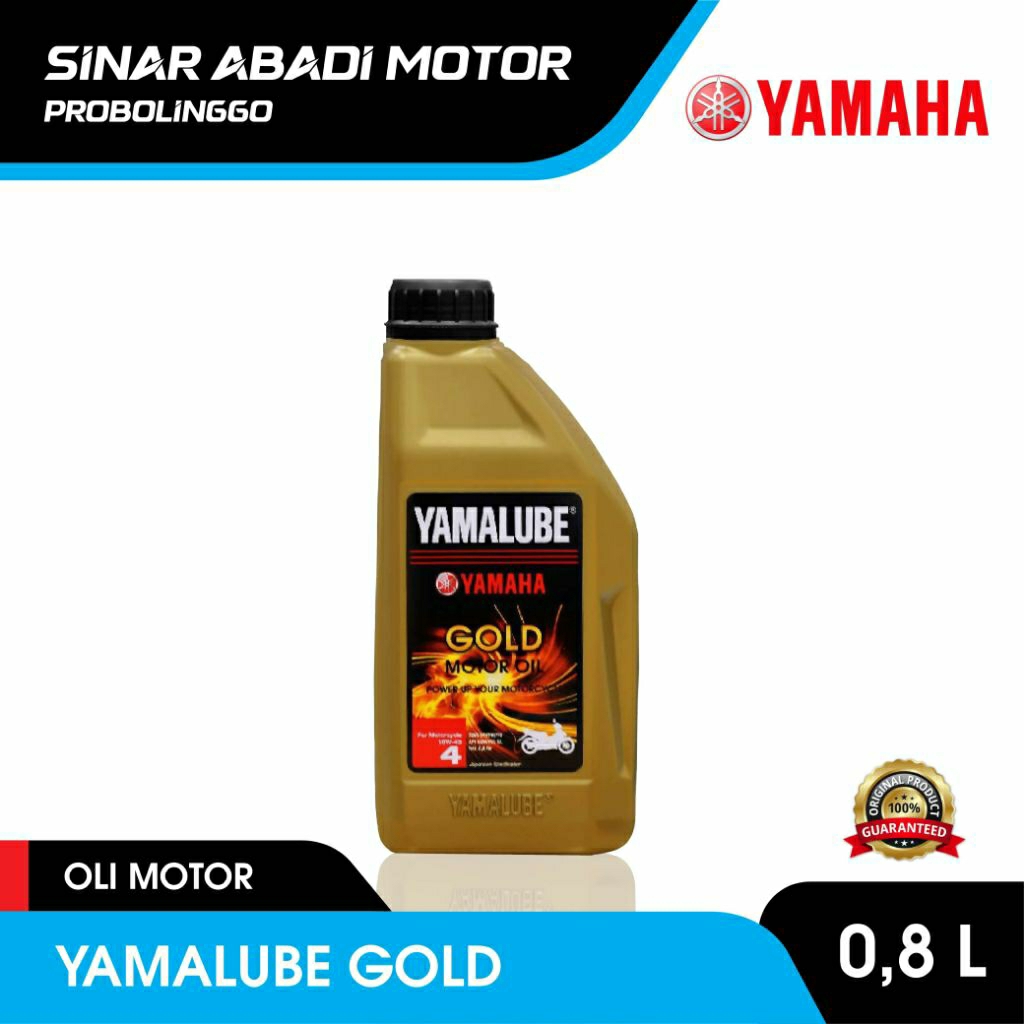 Yamalube Gold Motor Oil 0.8L
