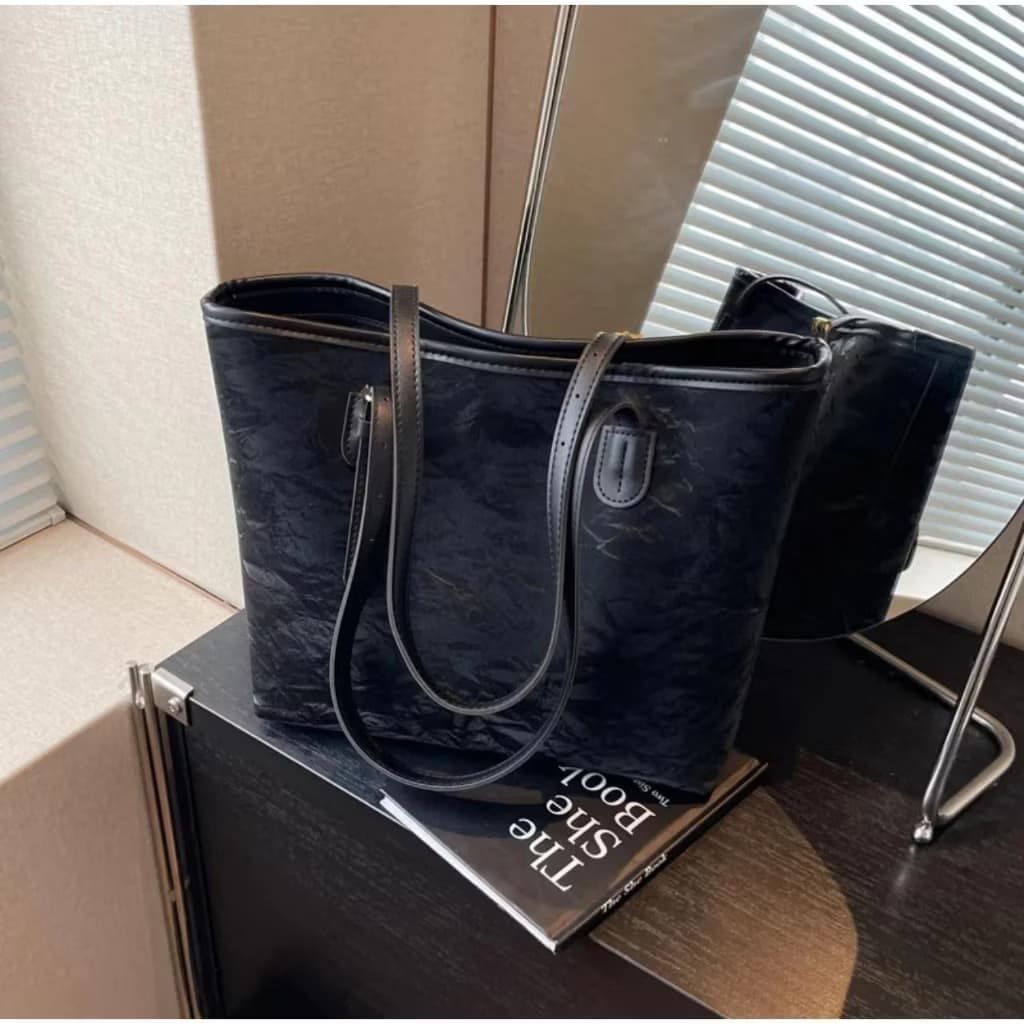 Tas Totebag Wanita Motif - Tas Lucu Terbaru Kekinian Cocok Untuk Kuliah Fashion Wanita