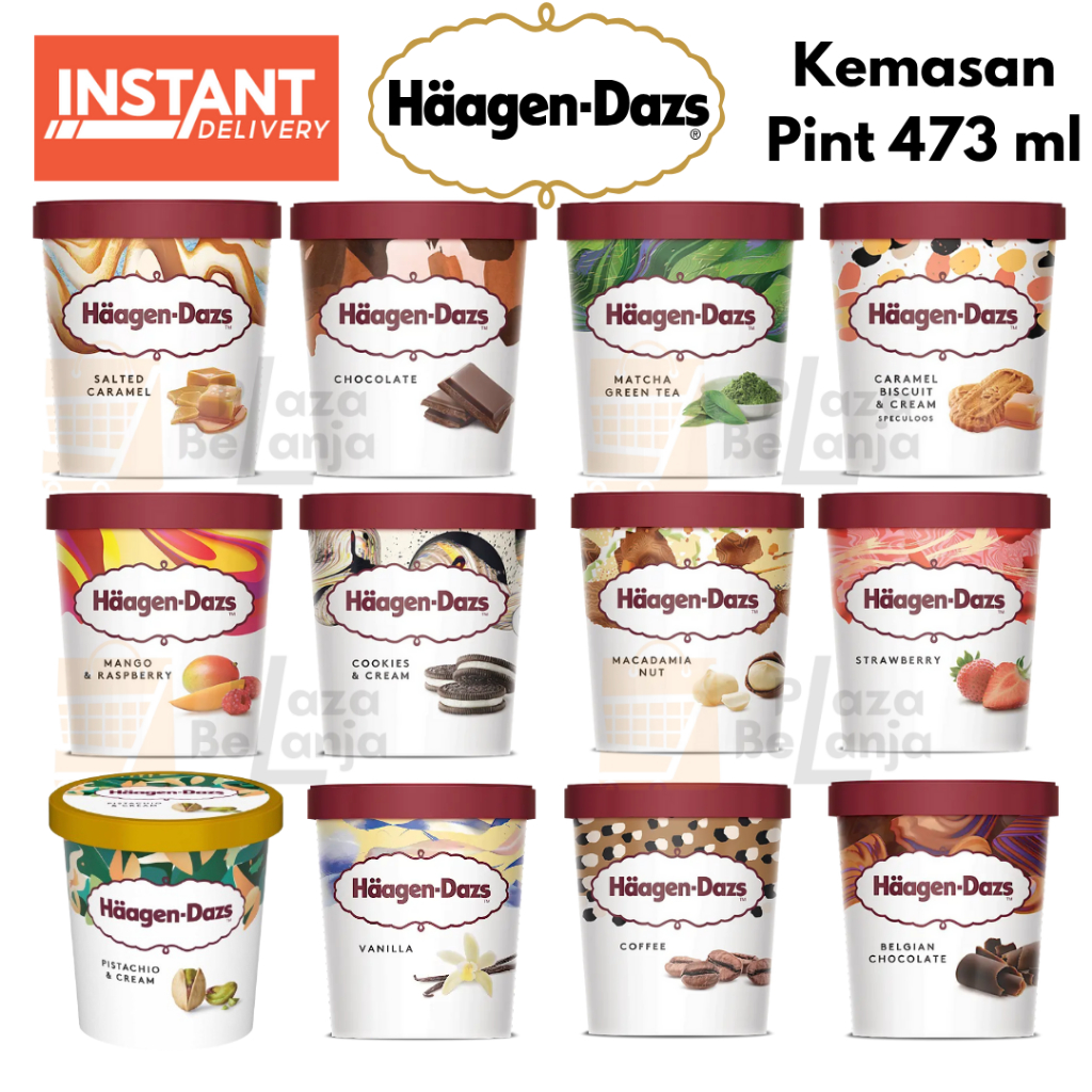 

Haagen Dazs Pint 473 ml Es Krim Haagen Dazs Ice Cream Haagen Dazs 473 ml Haagen Dazs Handpacked