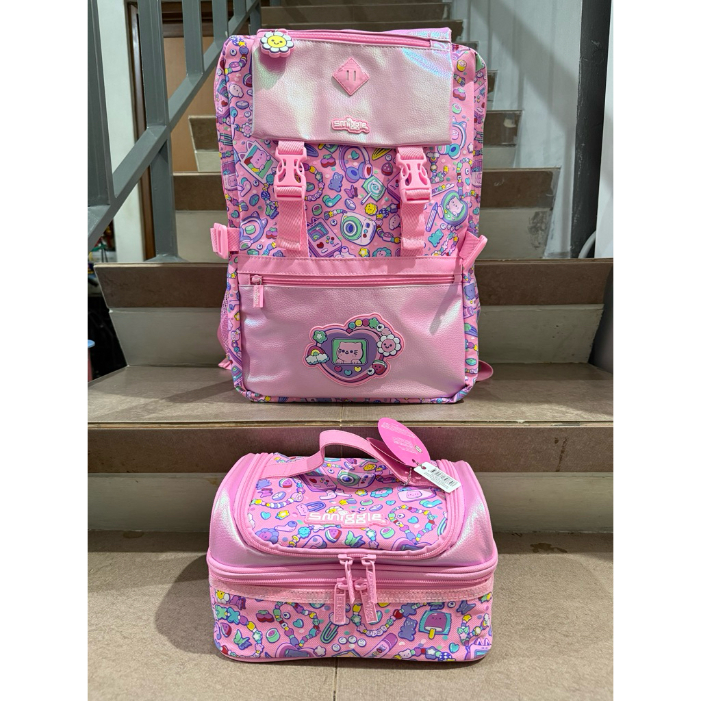 Tas Ransel Anak Smgle Cat Pink Senior Backpack 10001000 8074 5528