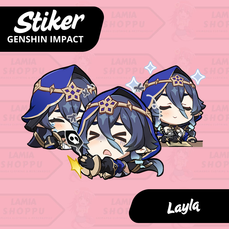 

Sticker Genshin Impact Layla | Stiker Layla Genshin | Sticker Layla GI
