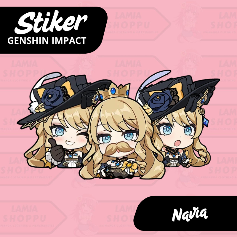 

Sticker Genshin Impact Navia | Stiker Navia Genshin | Sticker Navia GI