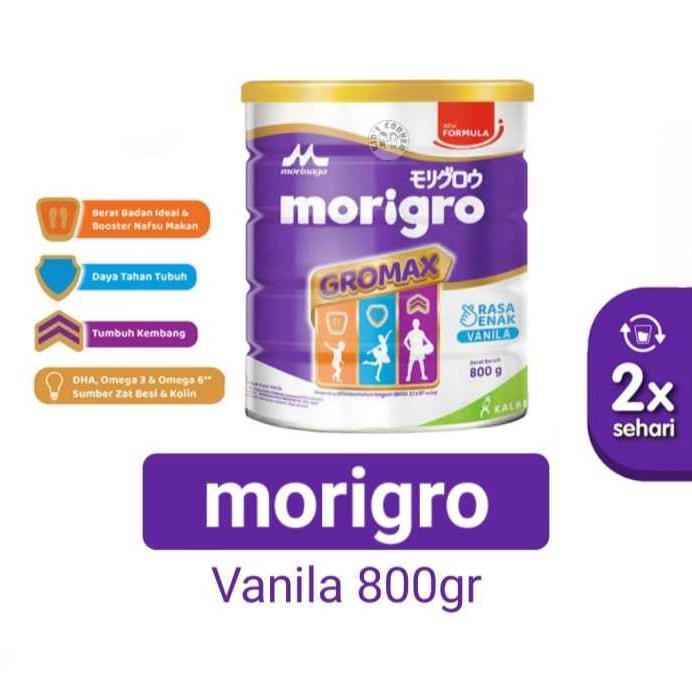 

morinaga morigro gromax rasa vanilla 800gr