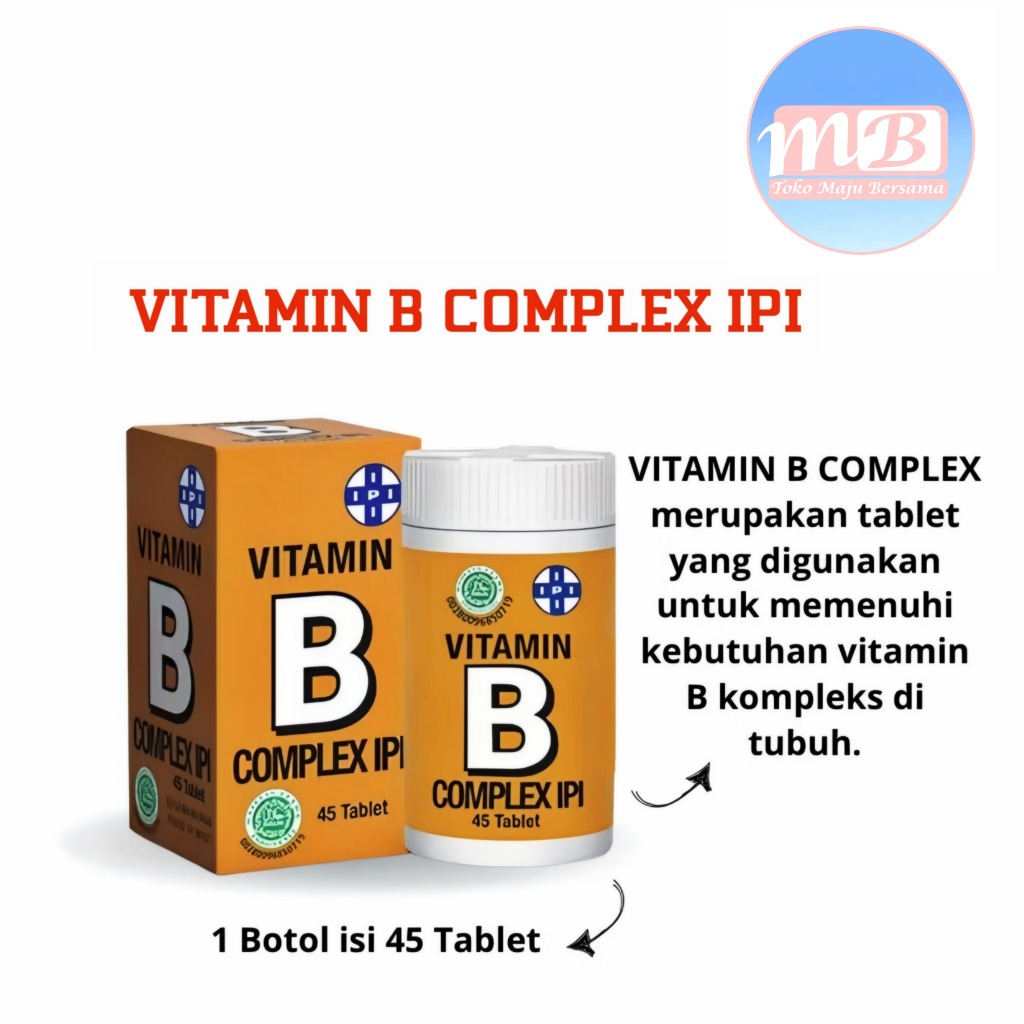 VITAMIN B COMPLEX IPI / Vit B Komplek IPI