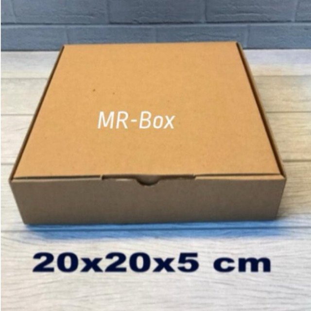 

Kardus karton polos ukuran 20x20x5 cm - box karton DIE CUT dus model pizza