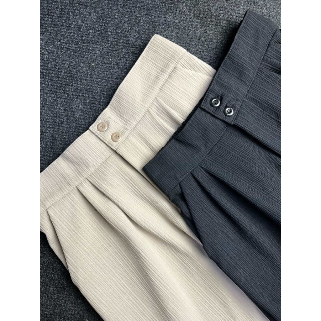YUSA - Celana Kulot wanita Highwaist Jennie Pants Knit Premium Strechy