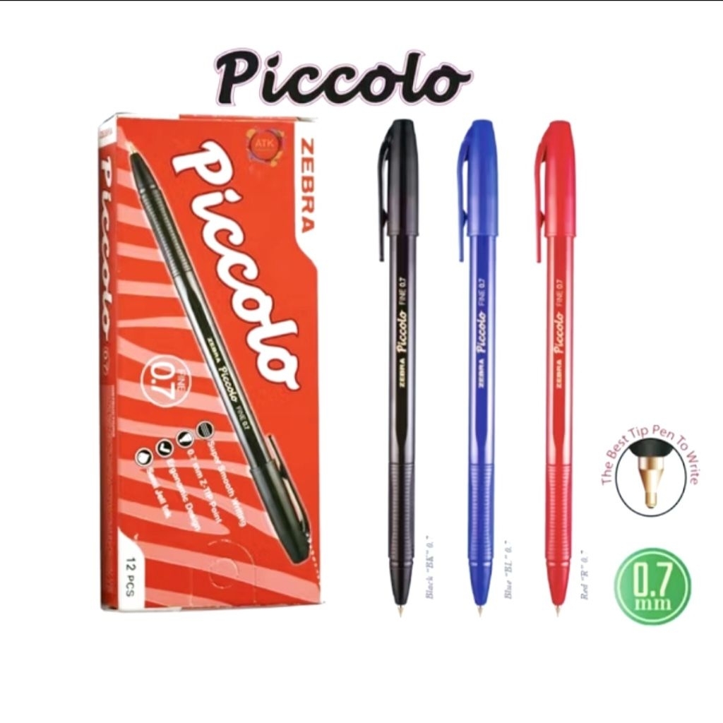 

Bolpen Zebra Piccolo 0.7 Pack murah