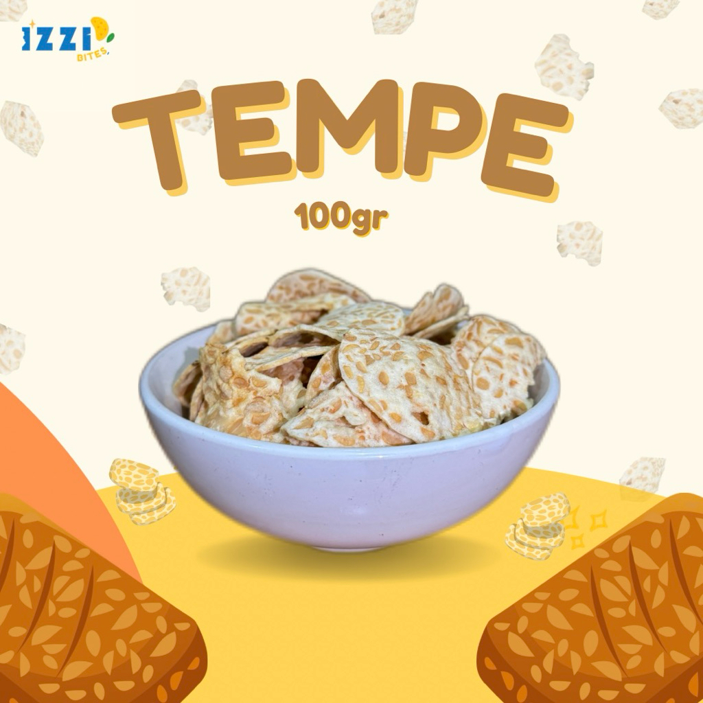 

TEMPE KEMASAN 100gram IZZIBITES
