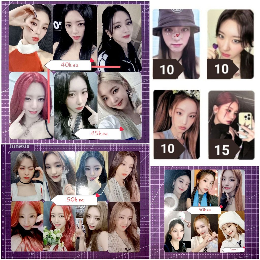 PHOTOCARD ITZY YEJI RYUJIN YUNA BENEFIT POB ERA CHESHIRE KILL MY DOUBT BORN TO BE DVD WITHMUU SOUNDW