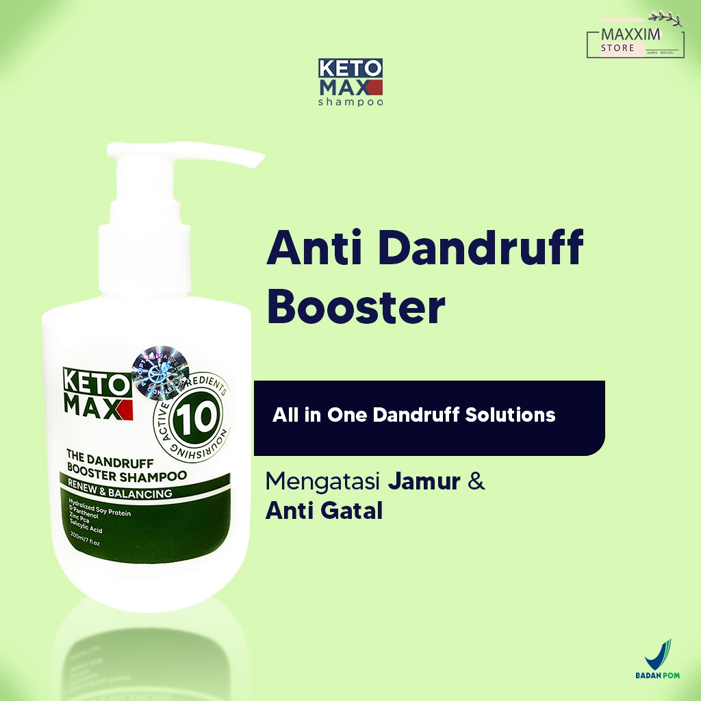 Shampo Ketomax Anti-Dandruff – Bantu Atasi Ketombe Membandel & Psoriasis, Terbukti Ampuh