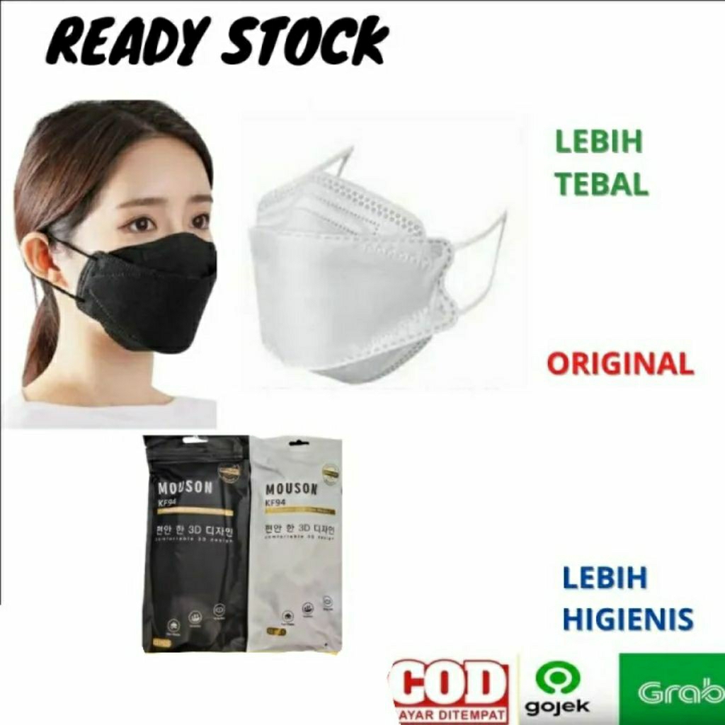 Masker 4 ply kf 94 mouson 1 pack isi 10 pcs