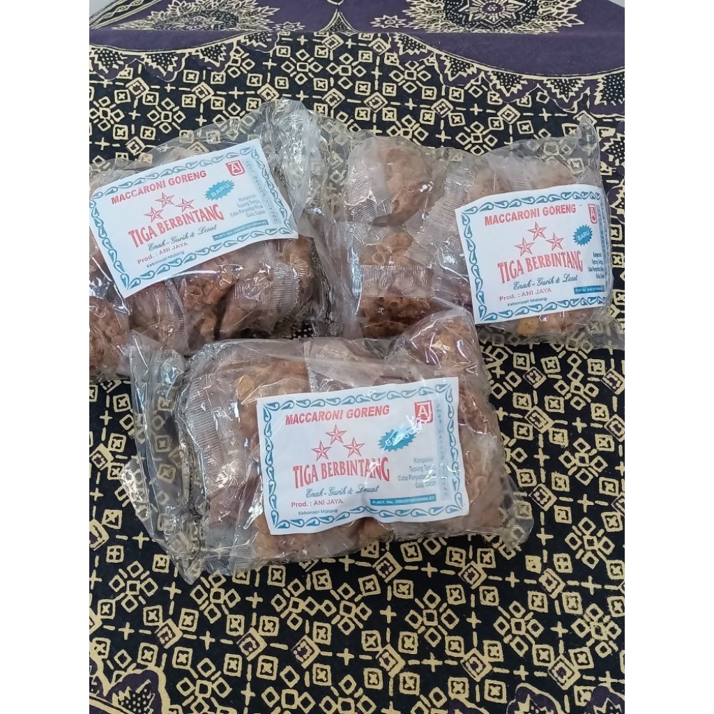 

makroni goreng ,jadul TIGA BERBINTANG ,