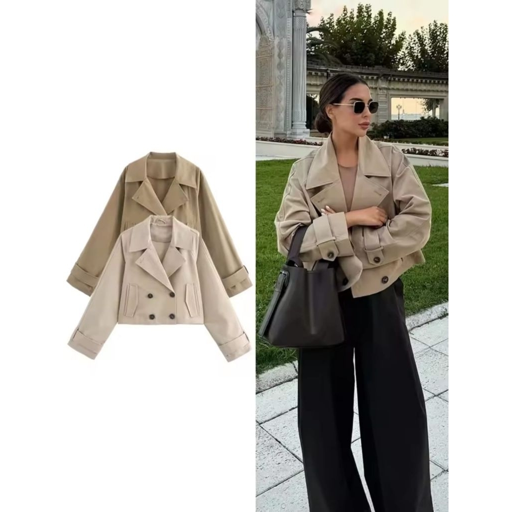 Jaket Crop Wanita/Blazer Pendek Wanita