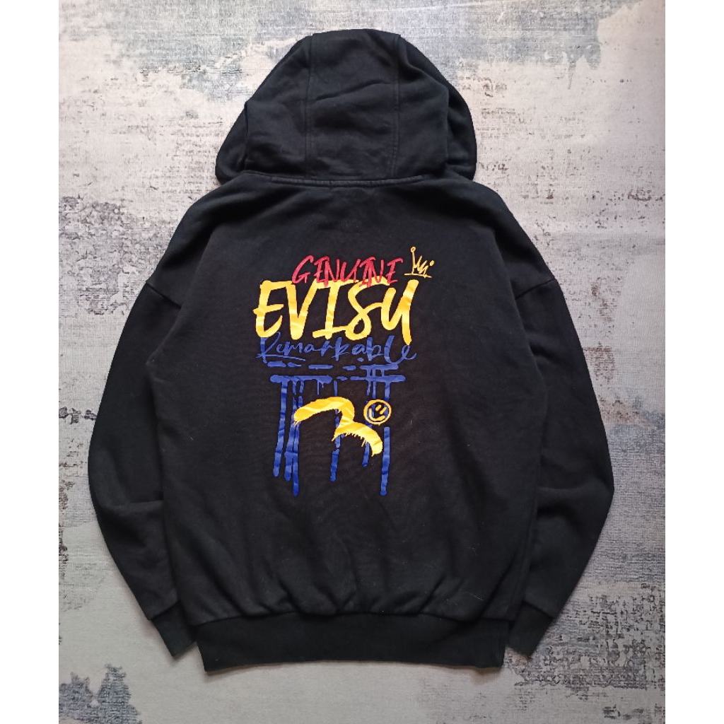 hoodie EVISU big logo original sekond