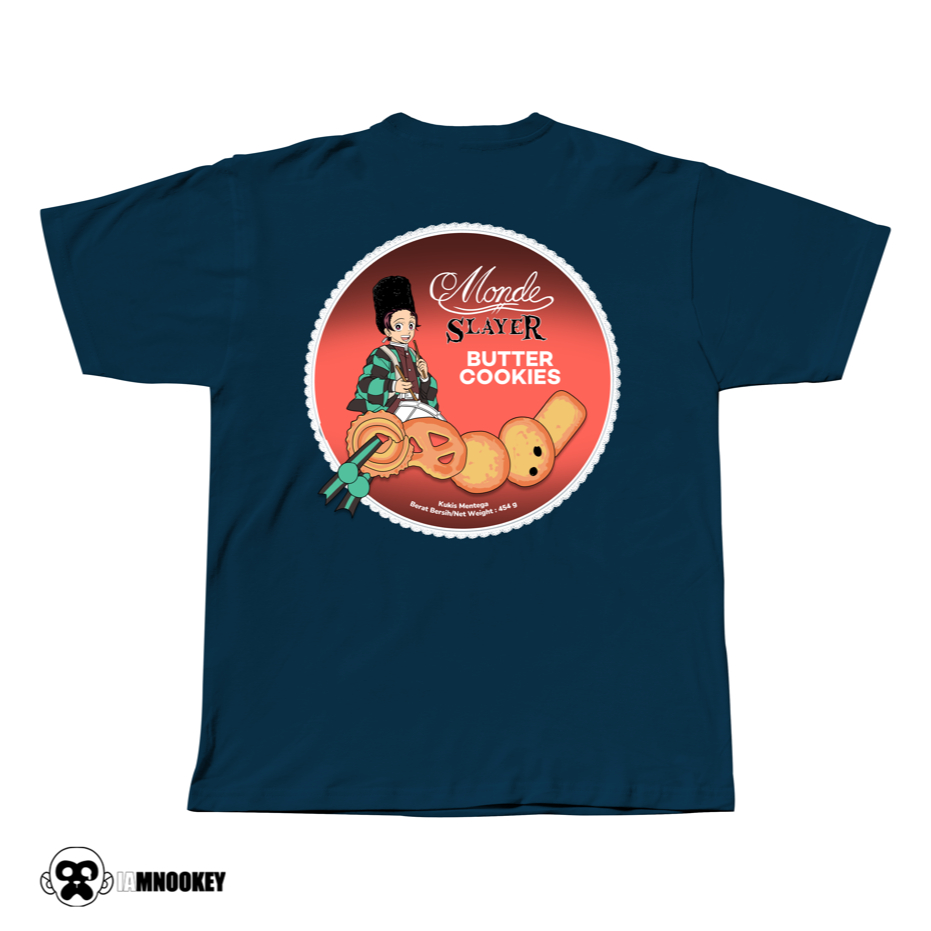 Kaos Anime Parody Demon Slayer Monde Slayer - bootleg cotton 30s