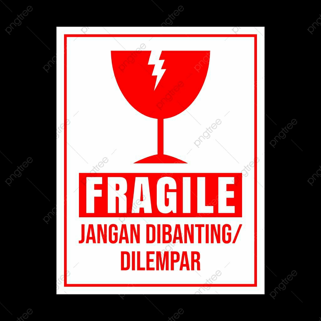 

Stiker Fragile/jangan dibanting