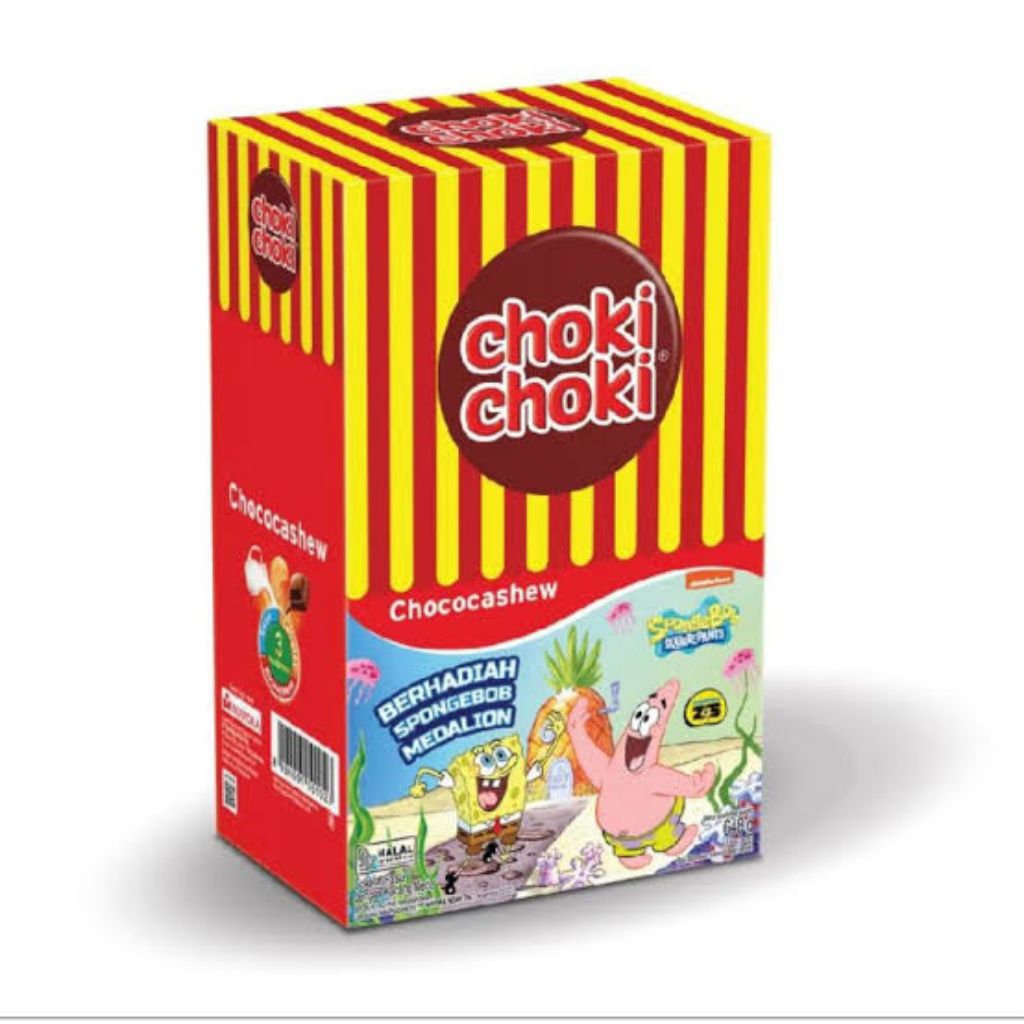

Choki Choki Chococashew Pasta Coklat - Netto 20 pcs x 9 gr