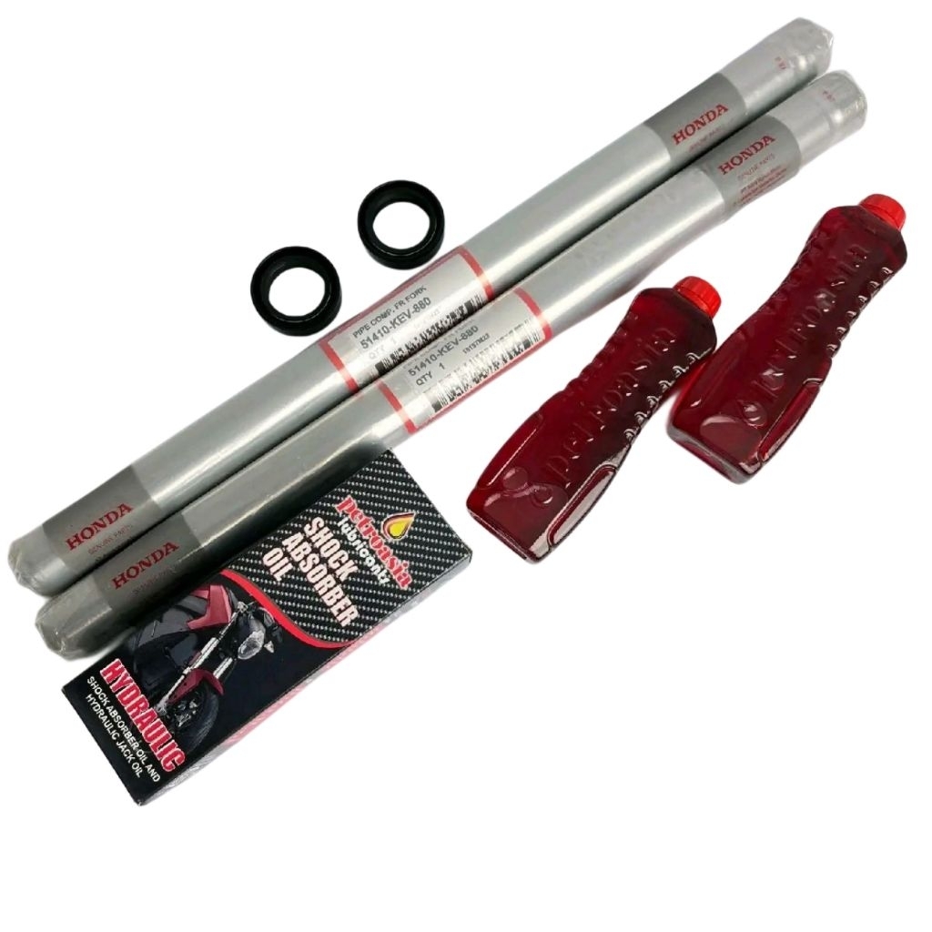 Paket As Shock Depan (KEV) Buat Motor Supra Lama, Supra X, Supra Fit Lama, Supra Fit Baru, Revo Lama