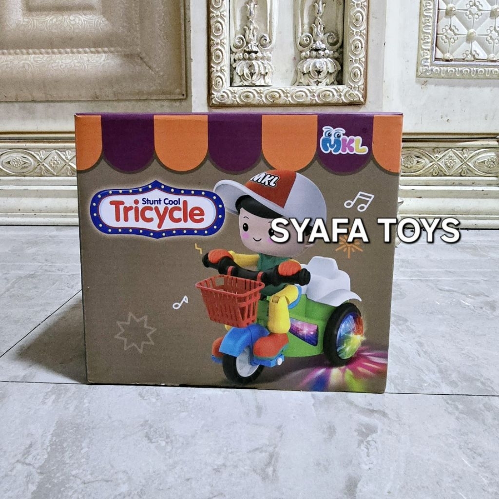 Mainan Anak Anak Sepeda Stunt Cool Tricycle