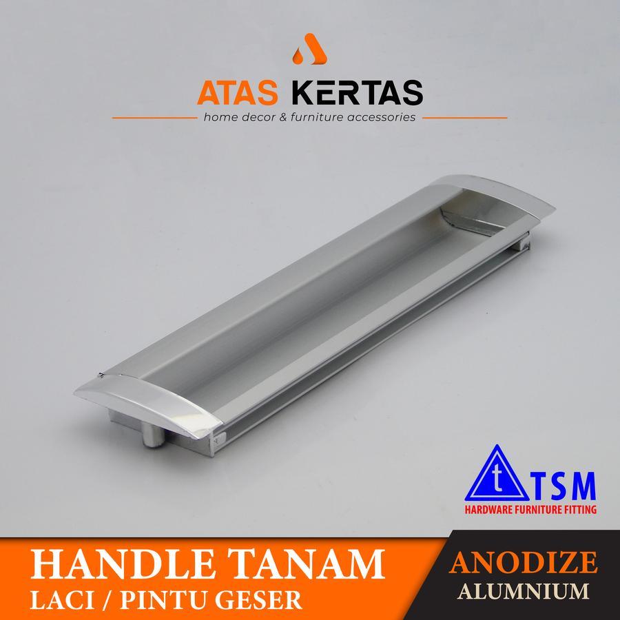handle laci tanam alumunium / tarikan laci tanam anodize