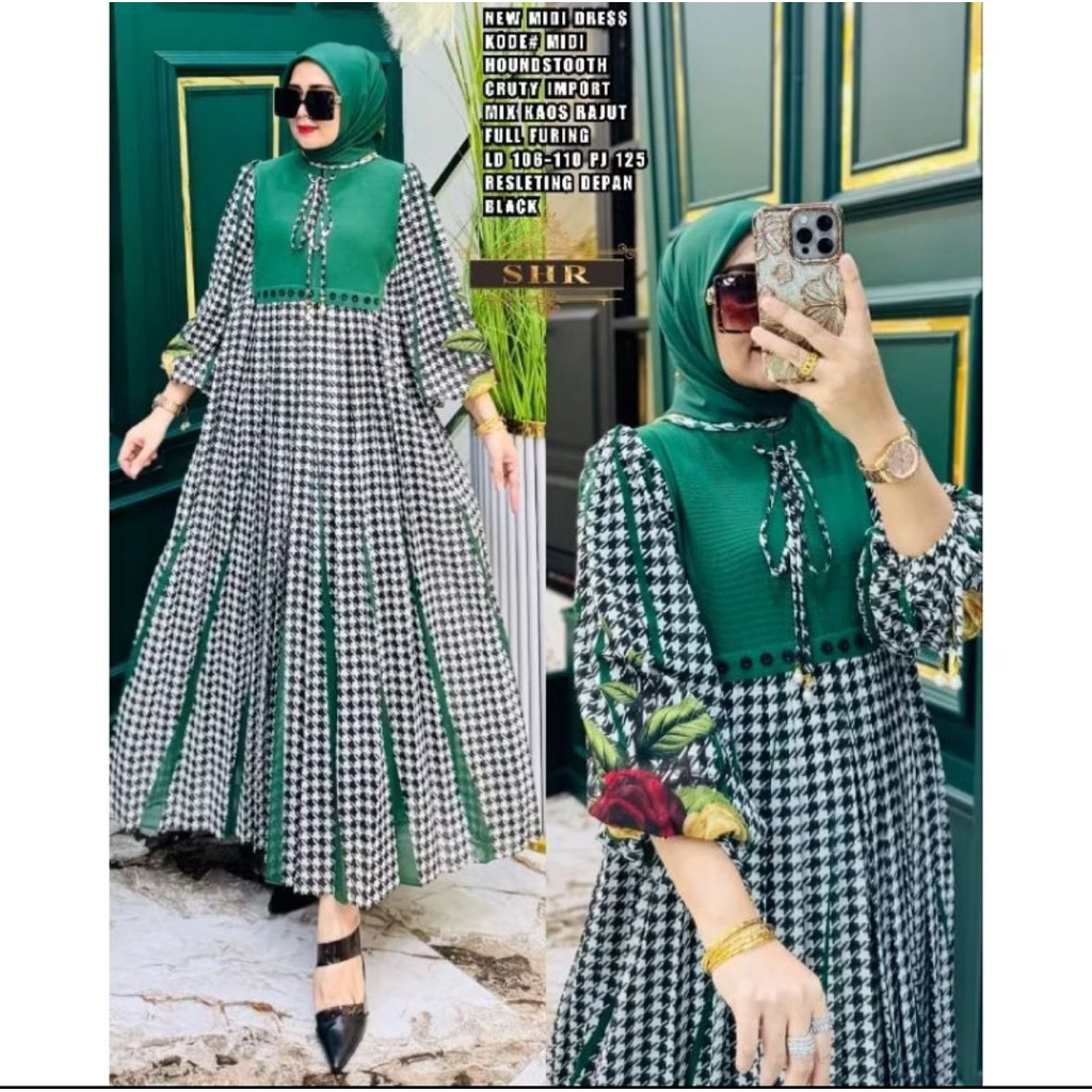 GAMIS ORIGINAL SHR MOTIF TERBARU SUPER MAYUNG CERRUTY