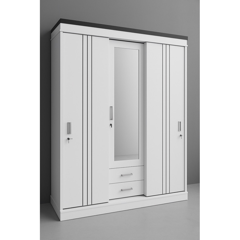 lemari minimalis 3 pintu