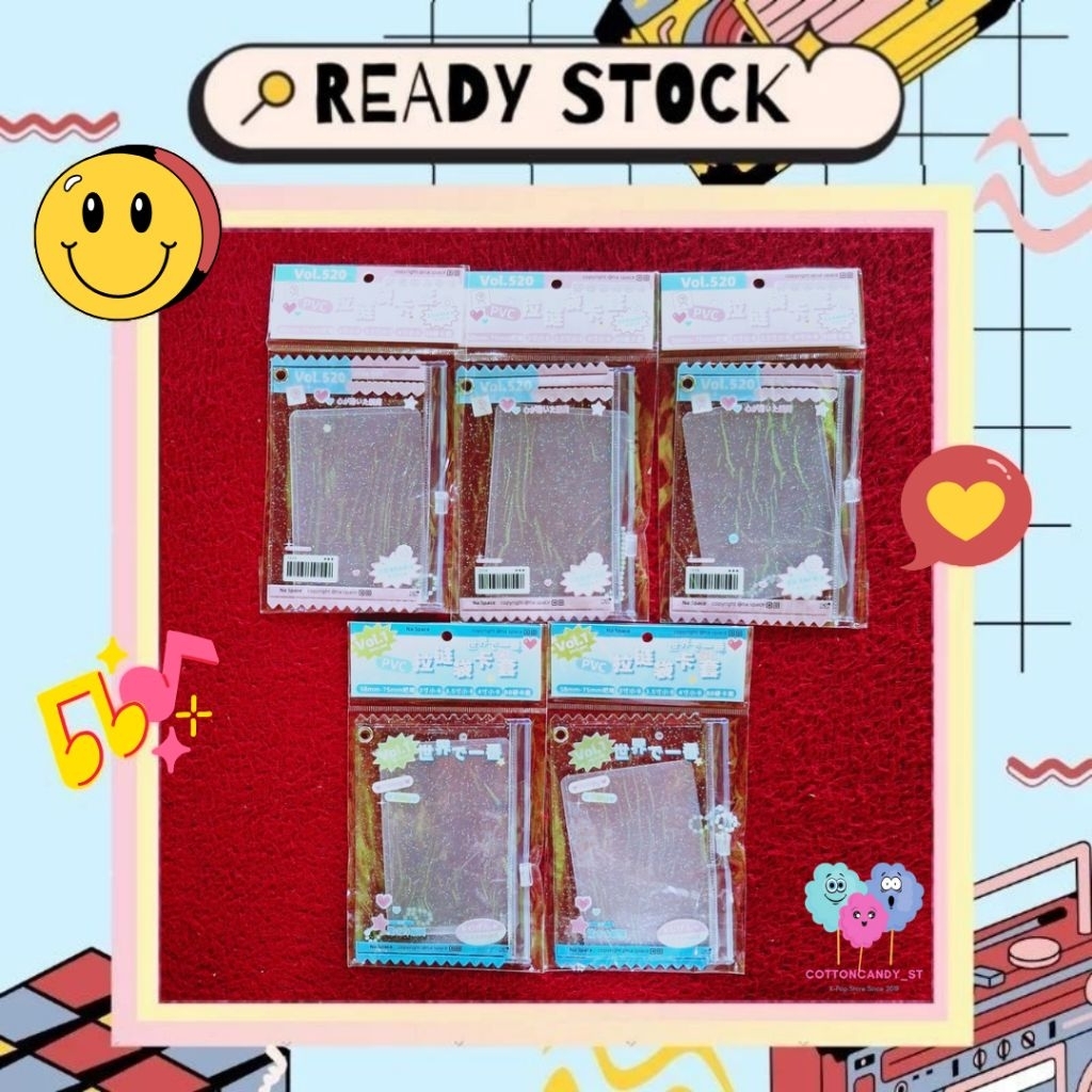 [READY STOCK] PHOTOCARD HOLDER ZIPPER LOCK ROSE QUARTZ AND SERENITY