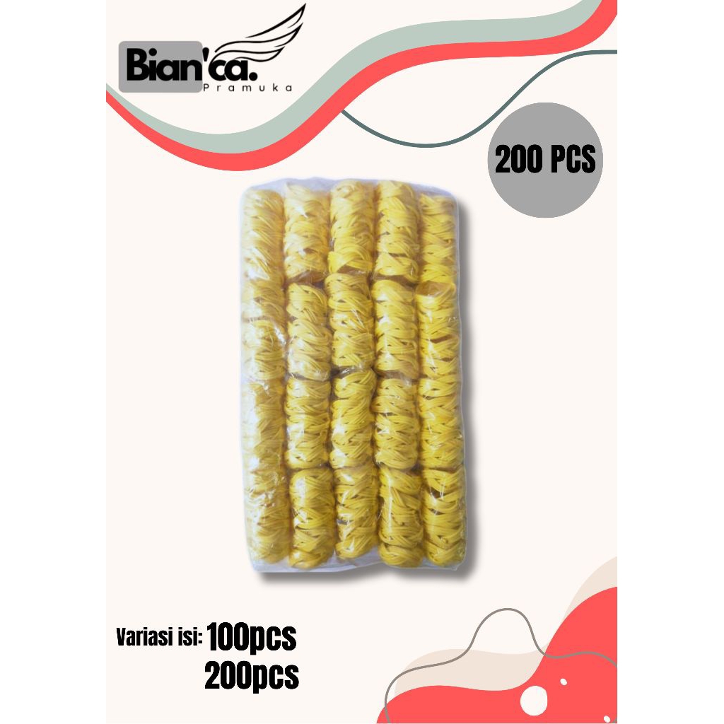 

200PCS Ring Rotan Ring Hasduk Rotan Sudah Pernis.