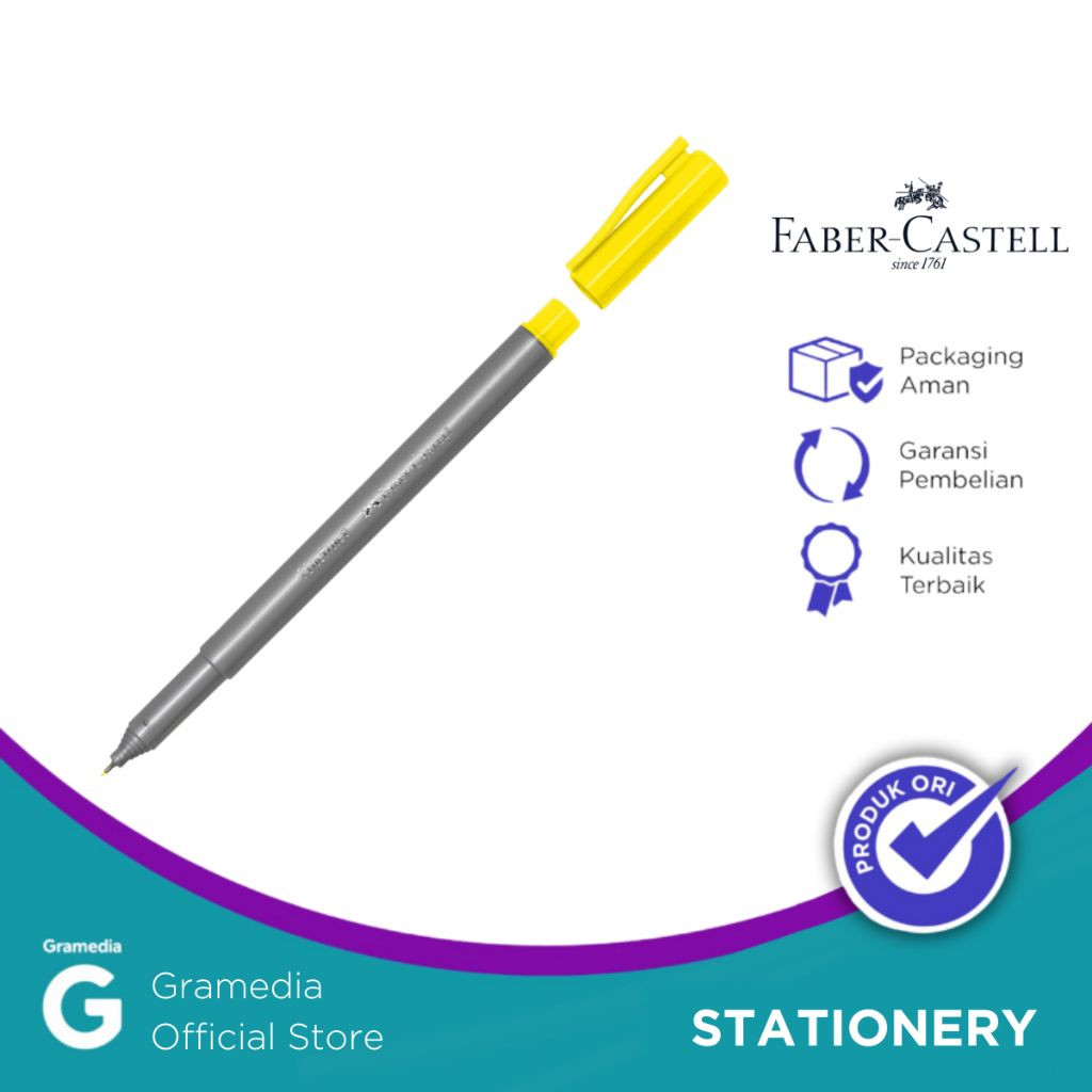

Gramedia Pekanbaru -FABER FINELINER LEMON YELLOW INK 151206