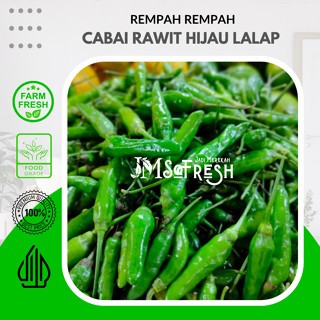 

[JM SoFresh] Cabai Rawit Hijau Pertiwi / Cabe Hijau Lalap 250 Gram