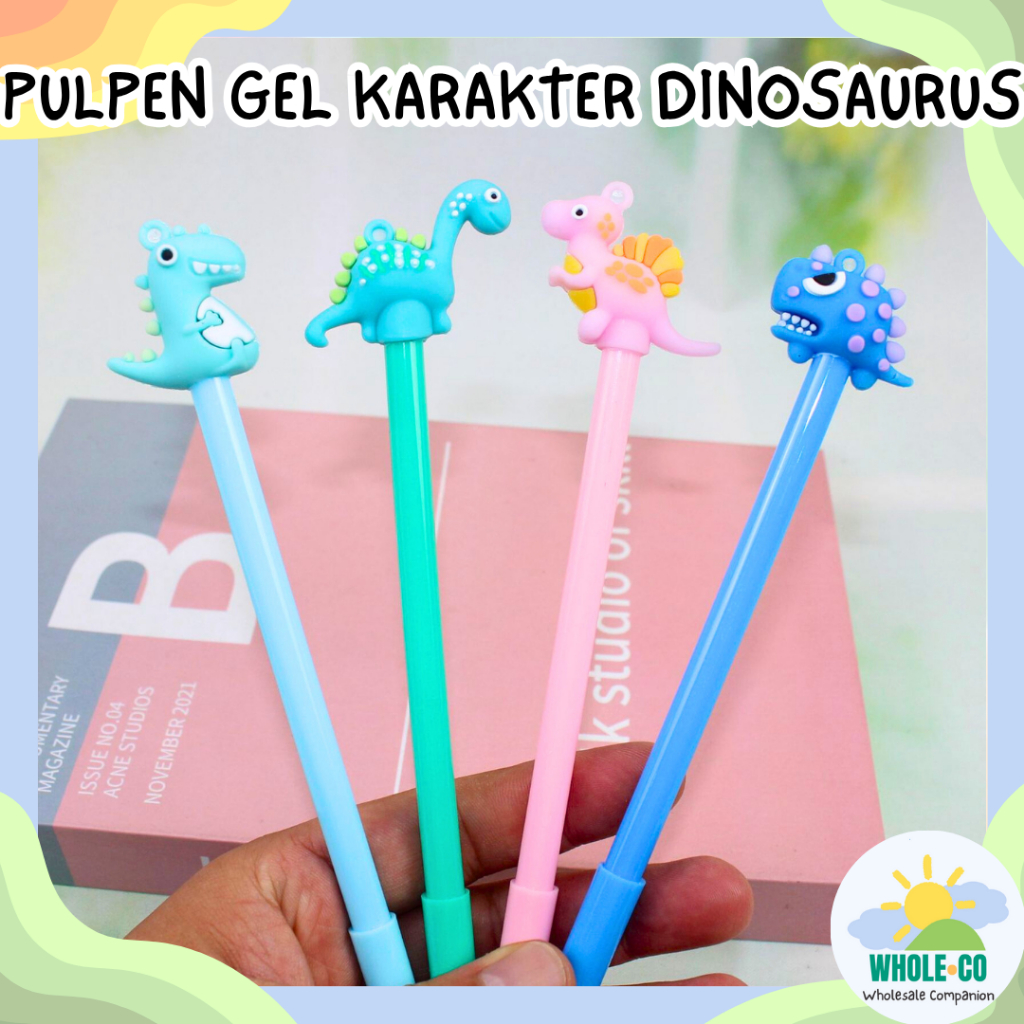 

Pulpen Gel Karakter Dinosaurus Premium T-Rex Stegosaurus Spinosaurus Lucu Unik Imut Termurah Grosir Cod