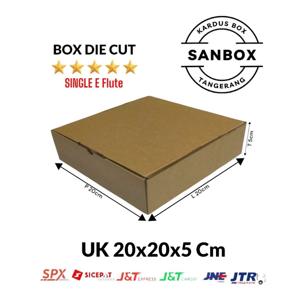 

Box Hampers Polos Uk 20x20x5 Cm