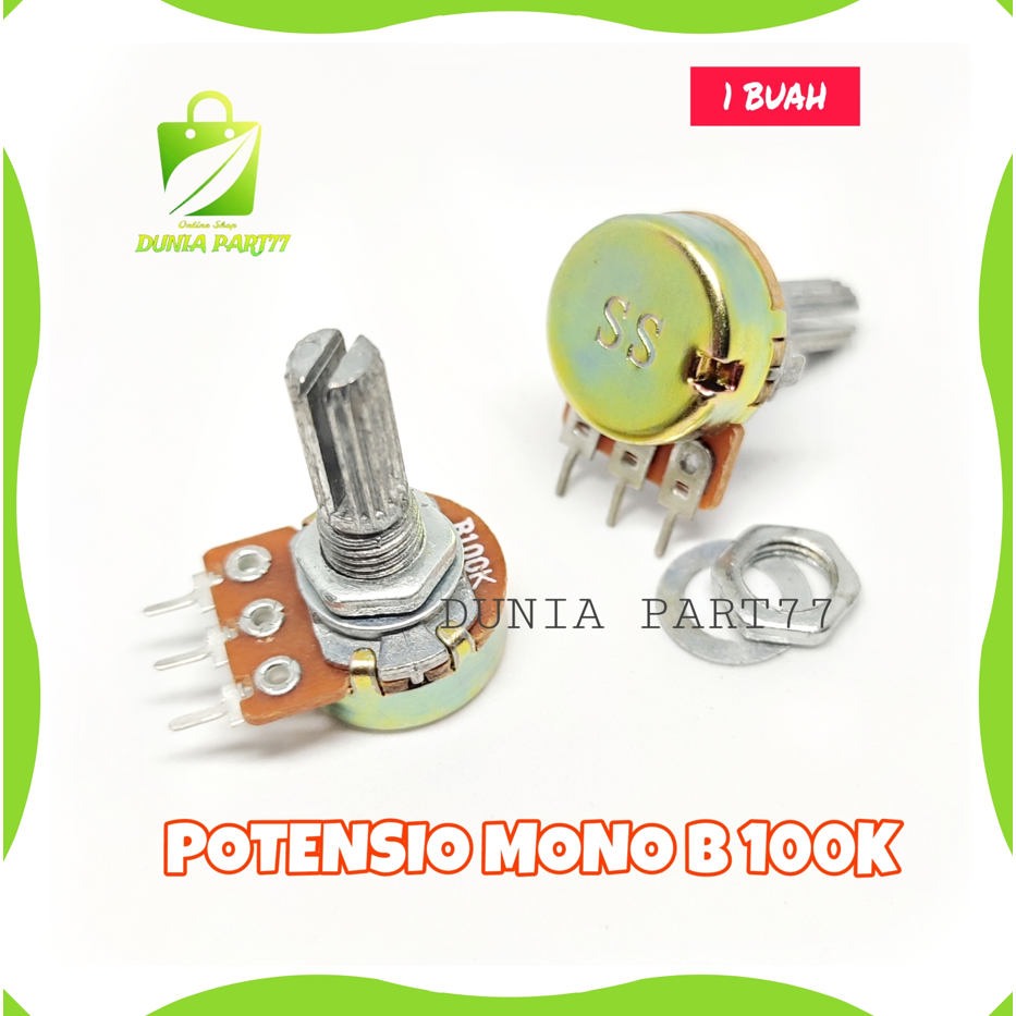 Potensio Mono 100k Potensio B100K Mono
