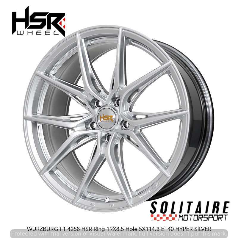 VELG MOBIL RACING RING 19 UNTUK ZENIX, CAMRY, VELG HSR WURZBURG GRATIS ONGKIR