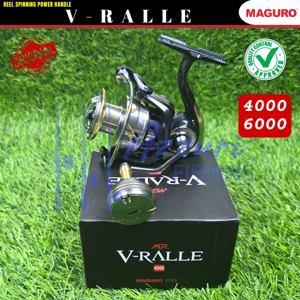 Reel MAGURO V-RALLE GG 4000 | 6000 - POWER HANDLE - REEL LAUT / REEL HARIAN