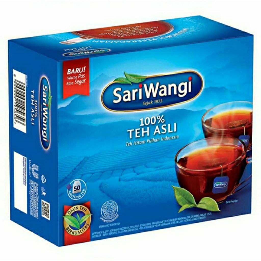

TERMURAH - SariWangi Teh Celup Hitam Asli 50 s