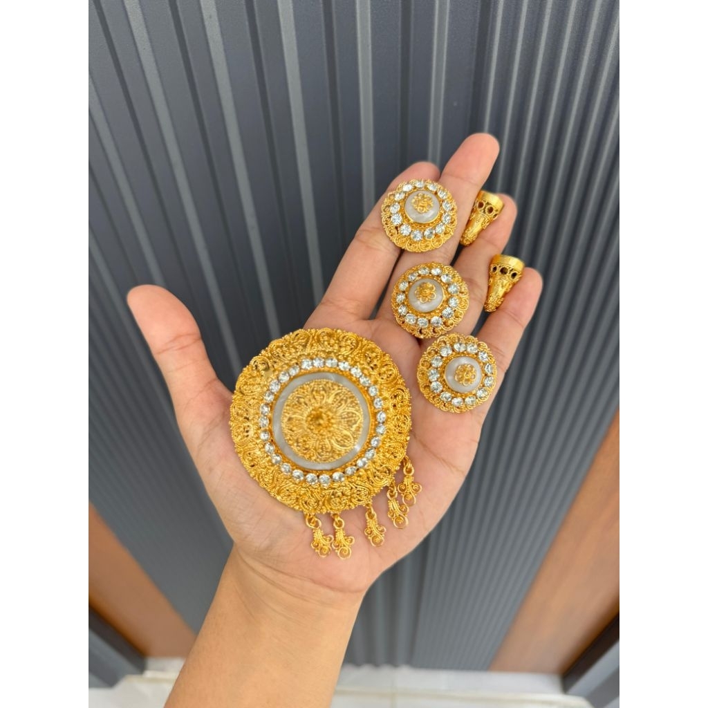 SET ALPAKA CINCIN ANTING BROS