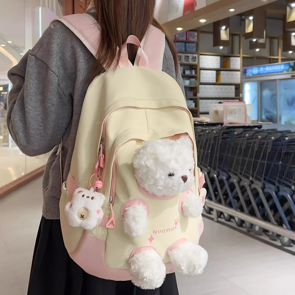 Tas Ransel Wanita/Tas Sekolah Wanita/Tas Kuliah/Tas Ransel Sekolah/Tas Laptop/Tas Wanita Korea