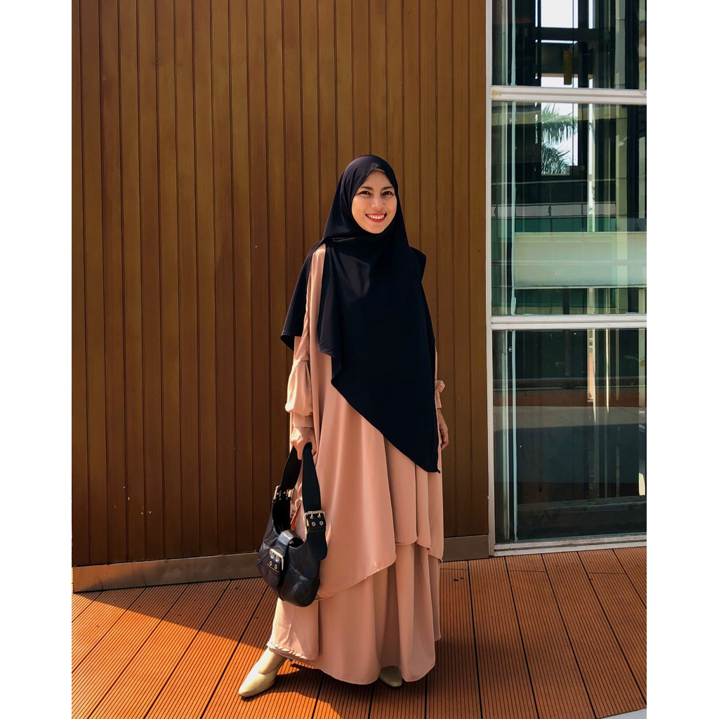 One Set Syari Anti UV (Kaftan Tunik + Rok)