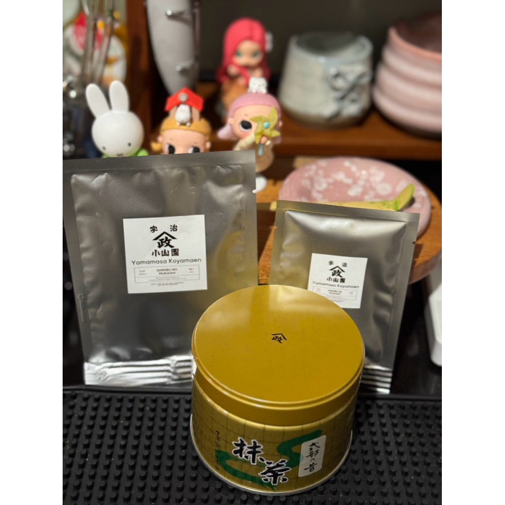

Yamamasa Koyamaen Matcha Powder share tin (Samidori, Ogurayama, Shikibu)