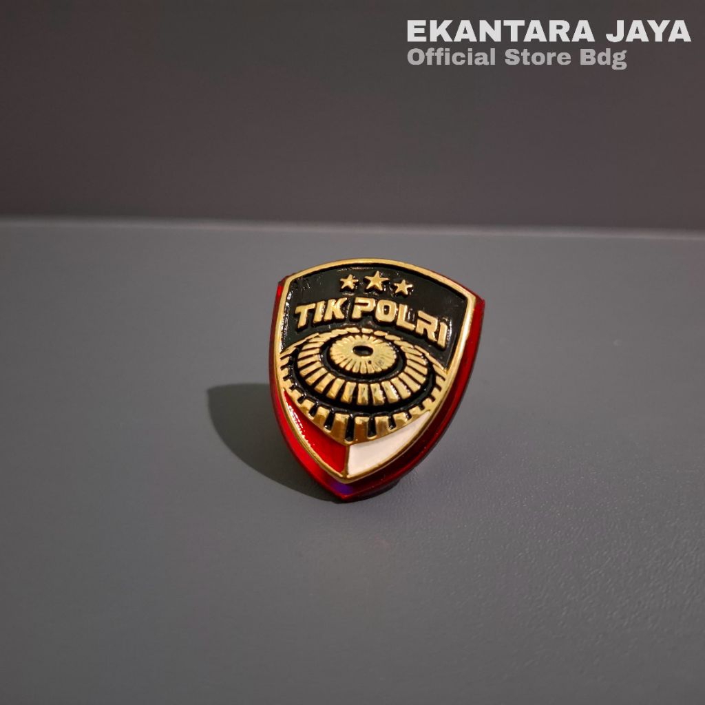 Pin TIK Polri/Brevet TIK Polri/Brivet TIK Polri/Bross TIK Polri Full Mika Glossy Premium